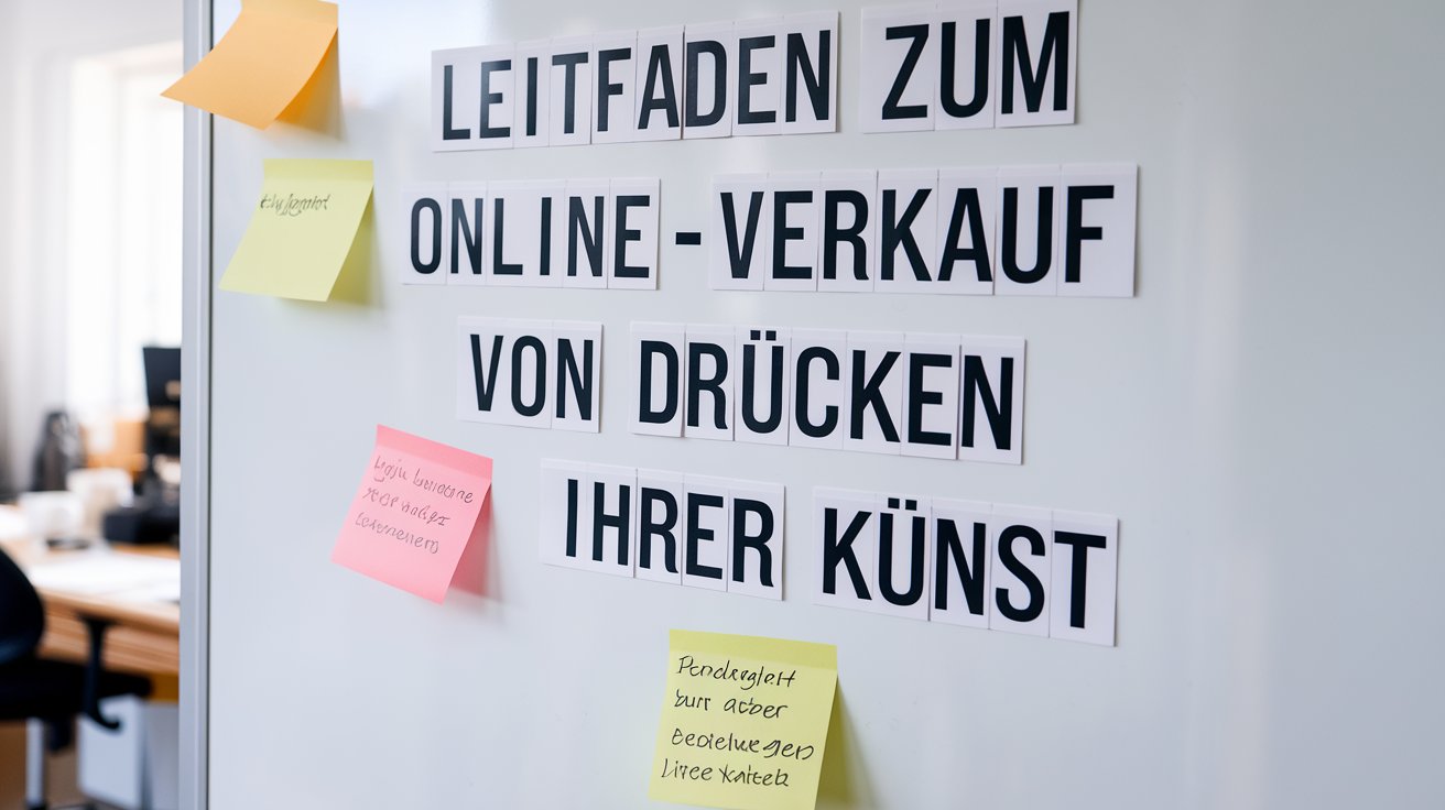 LEITFADEN ZUM ONLINE-VERKAUF VON DRUCKEN IHRER KUNST