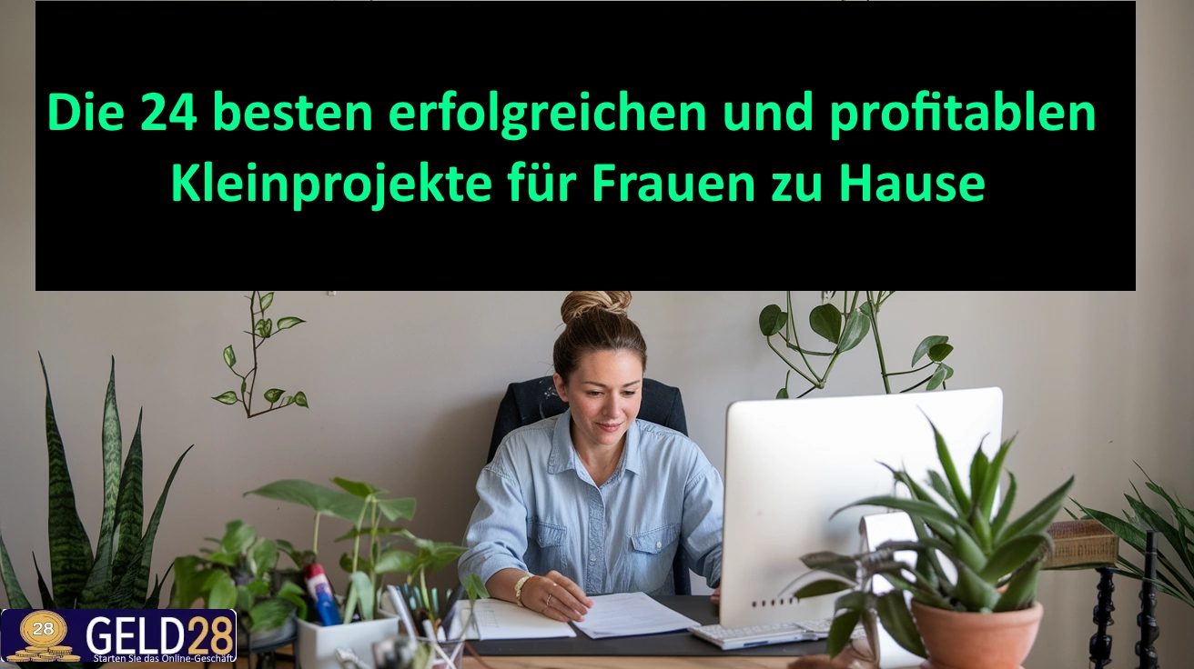 Die 24 besten erfolgreichen und profitablen Kleinprojekte für Frauen zu Hause