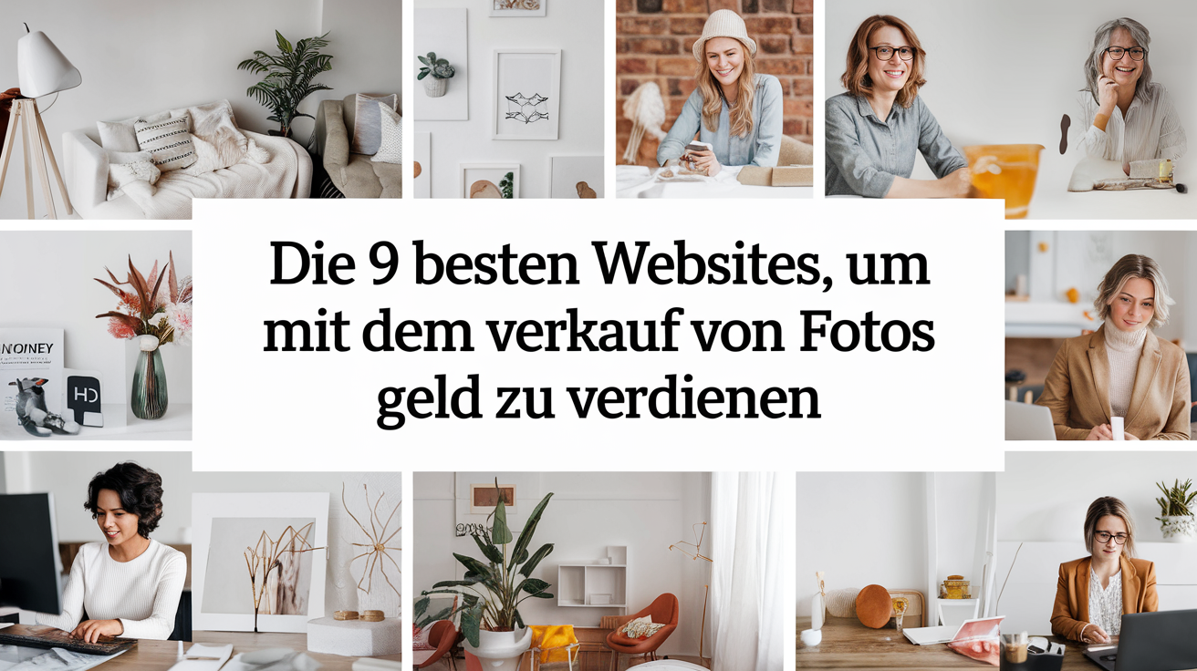 Die 9 besten Websites, um mit dem Verkauf von Fotos Geld zu verdienen