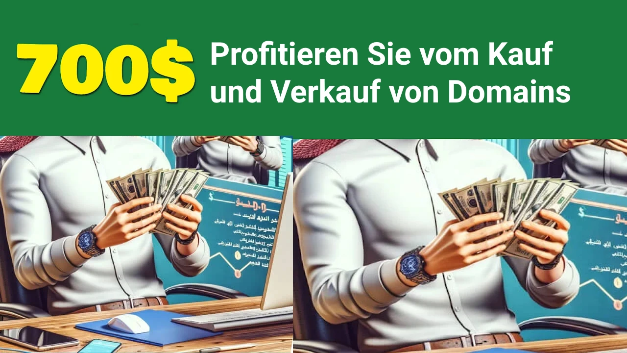 Profitieren Sie vom Kauf und Verkauf von Domains – ein monatliches Einkommen von über 700 $