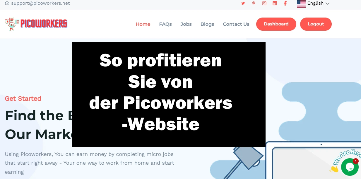 So profitieren Sie von der Picoworkers-Website