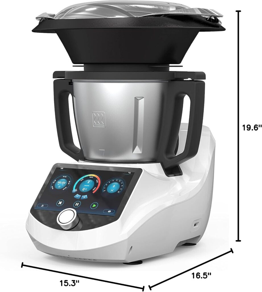 71iug9kKC9L._AC_SL1500_-1-921x1024 UltraCook Smart Food Processor All-in-One Auto-Kochmaschine, 3,5 l Kapazität, 600+ Online-Rezepte, integrierte Waage, 7-Zoll-TFT-Bildschirm, selbstreinigend, multifunktionales Küchengerät