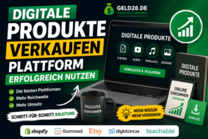 Digitale Produkte verkaufen Plattform erfolgreich nutzen