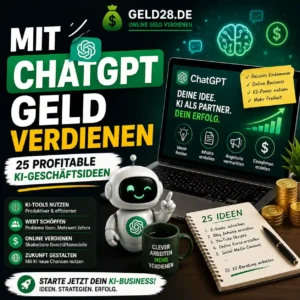 Mit ChatGPT Geld verdienen: 25 profitable KI-Geschäftsideen